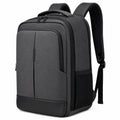 Zaino porta computer 30 x 16 x 45 cm in tessuto grigio antracite - multifunzione urbano