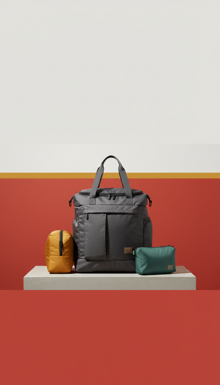 Borsa da viaggio modulare con tasche espandibili